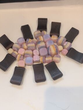 Pastel Resin Beads And Wood Beads